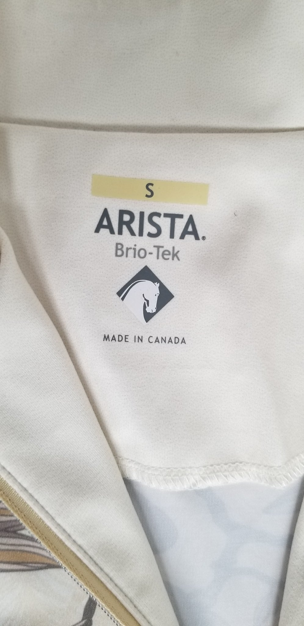 Arista Long Sleeve Quarter Zip Sun Shirt - Magnolia Natural - Small
