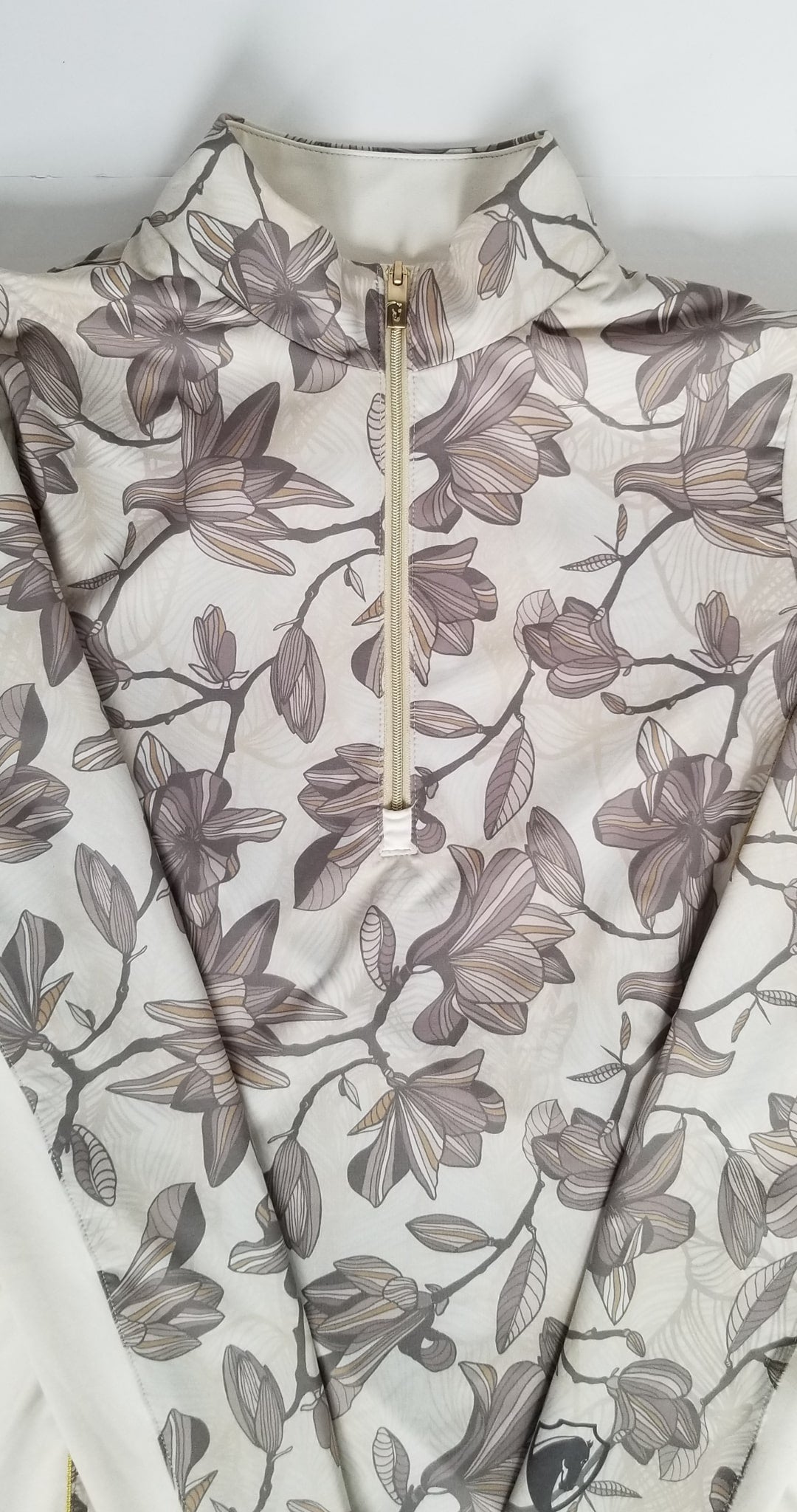 Arista Long Sleeve Quarter Zip Sun Shirt - Magnolia Natural - Small