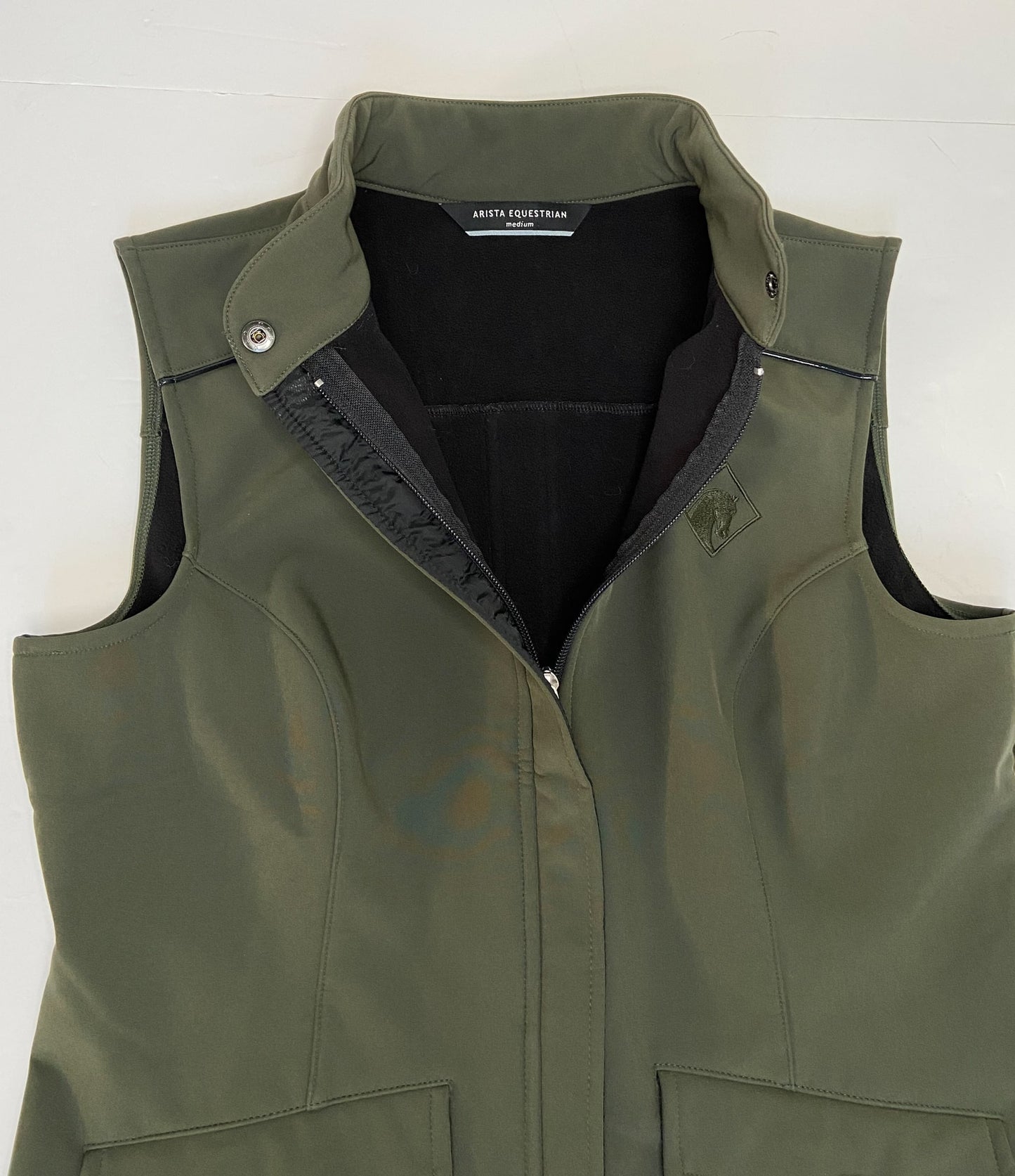 Arista Technical Riding Vest - Dark Green - Women's Medium