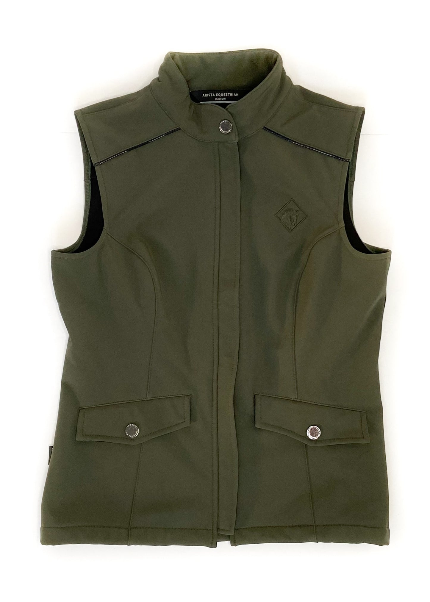Arista Technical Riding Vest - Dark Green - Women's Medium