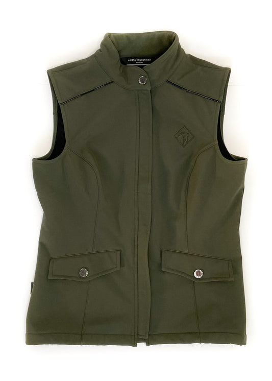 Arista Technical Riding Vest - Dark Green - Women's Medium