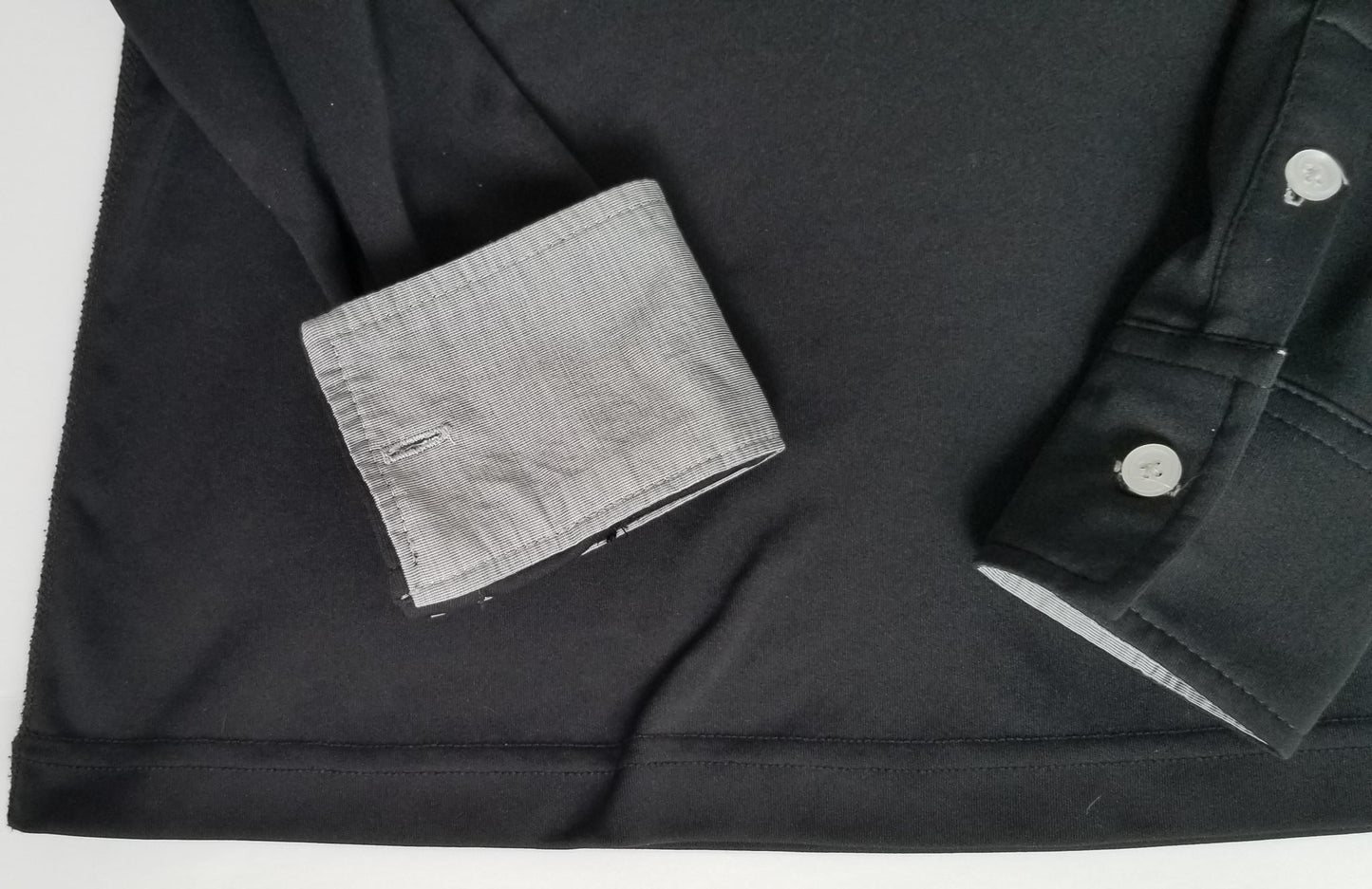 Asmar Equestrian Convertible Long Sleeve Polo - Black - Women's XS