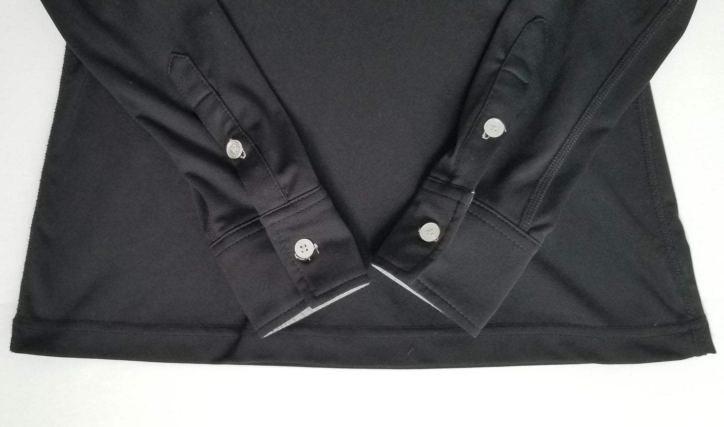 Asmar Equestrian Convertible Long Sleeve Polo - Black - Women's XS