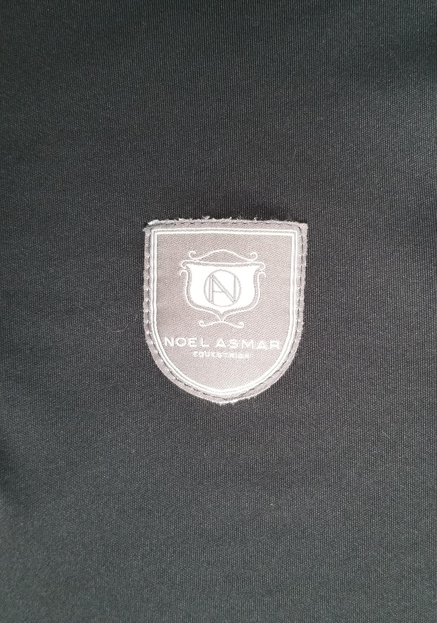 Asmar Equestrian Convertible Long Sleeve Polo - Black - Women's XS