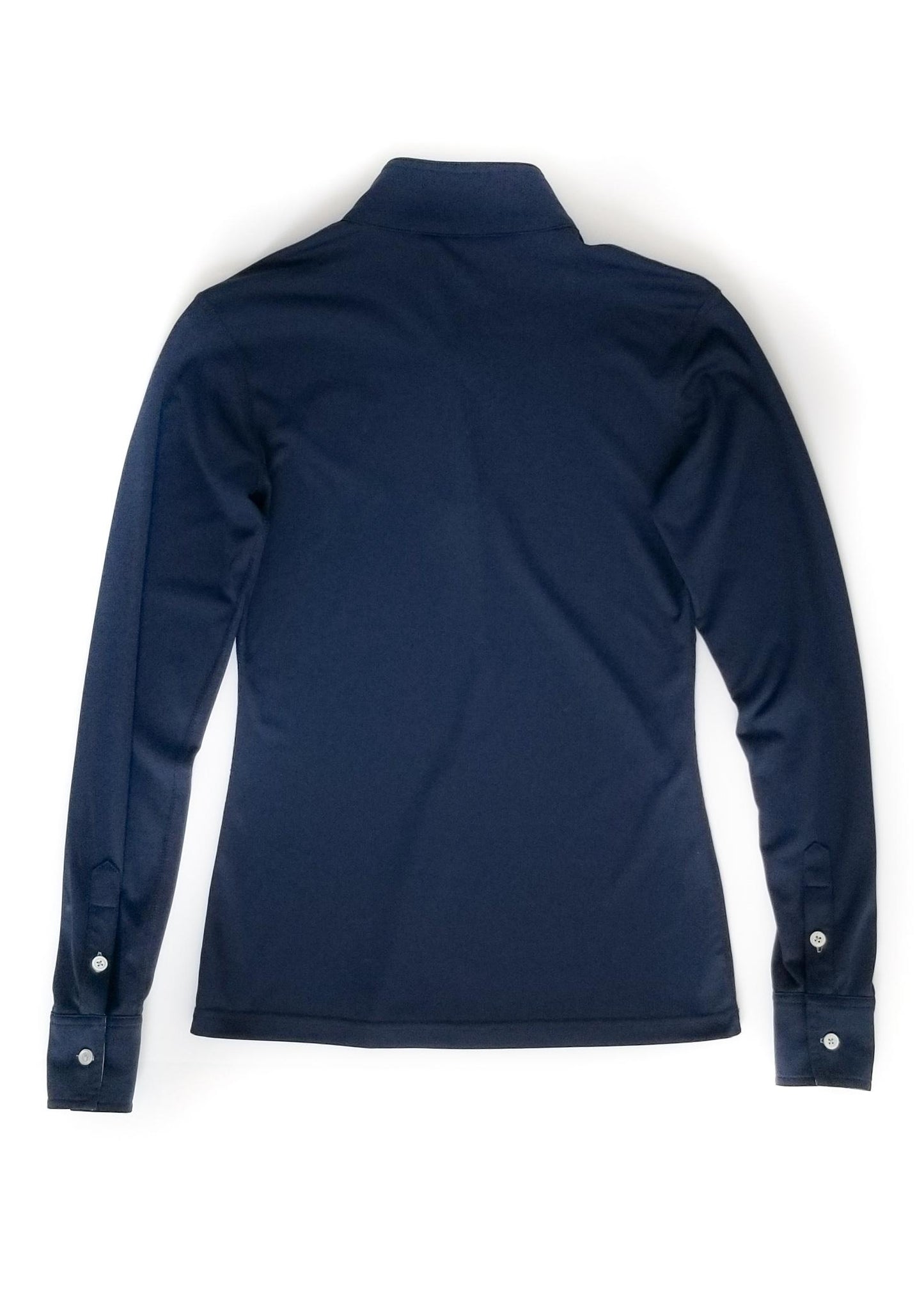 Asmar Equestrian Convertible Long Sleeve Polo - Navy - Women's XS