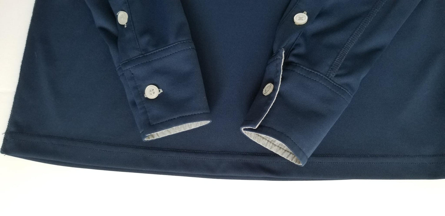 Asmar Equestrian Convertible Long Sleeve Polo - Navy - Women's XS