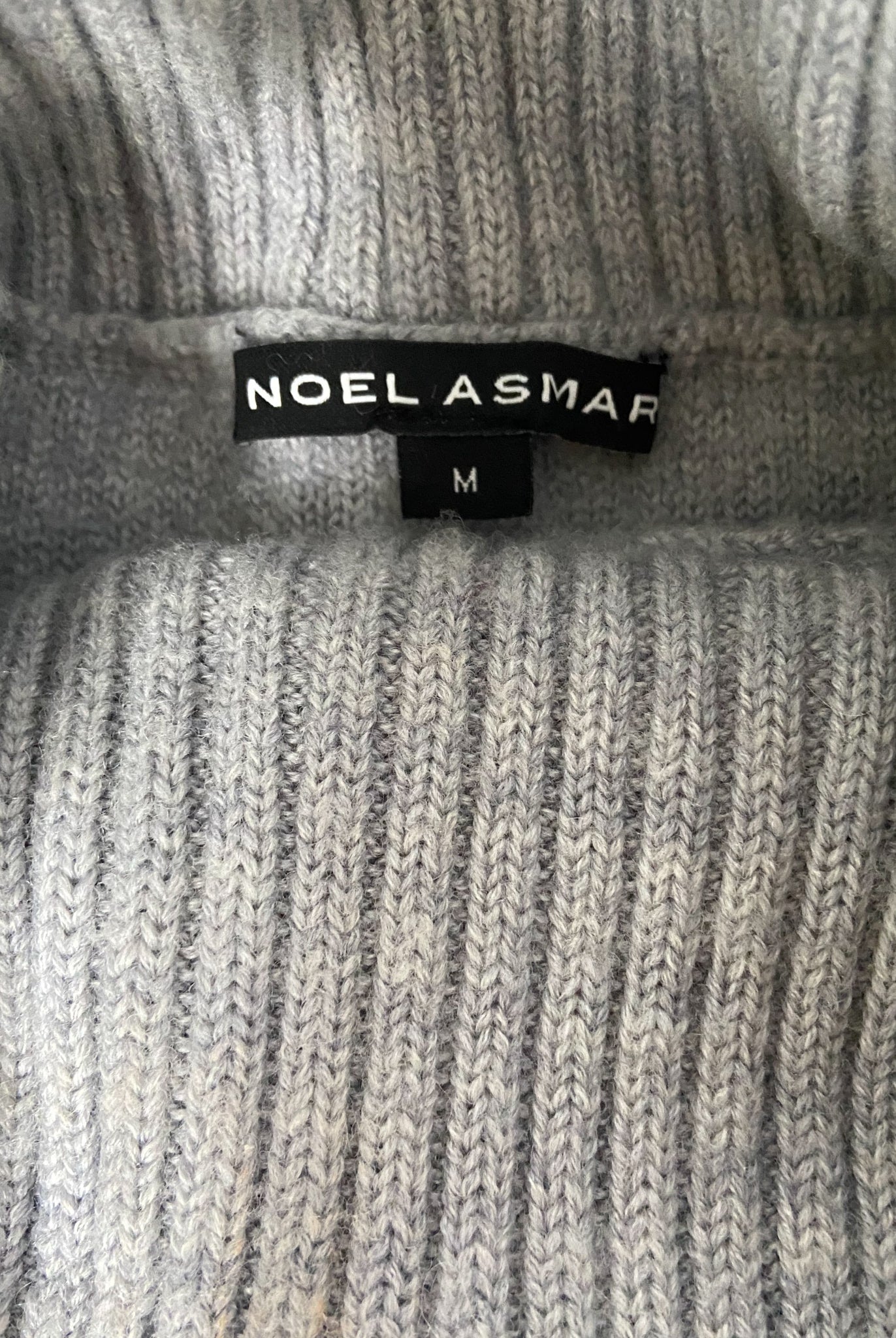 Asmar Knit Turtleneck Sweater - Grey - Women's Medium