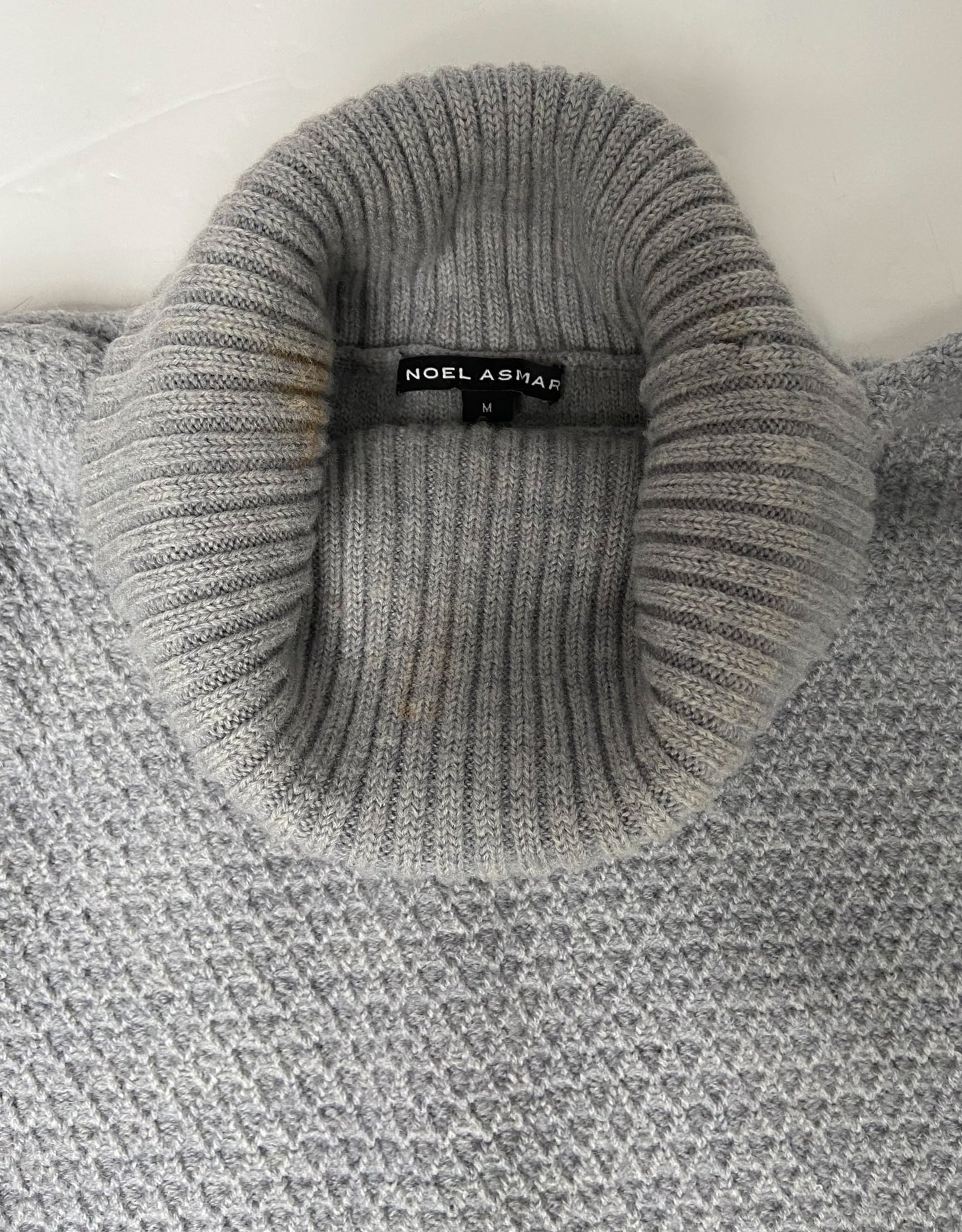 Asmar Knit Turtleneck Sweater - Grey - Women's Medium
