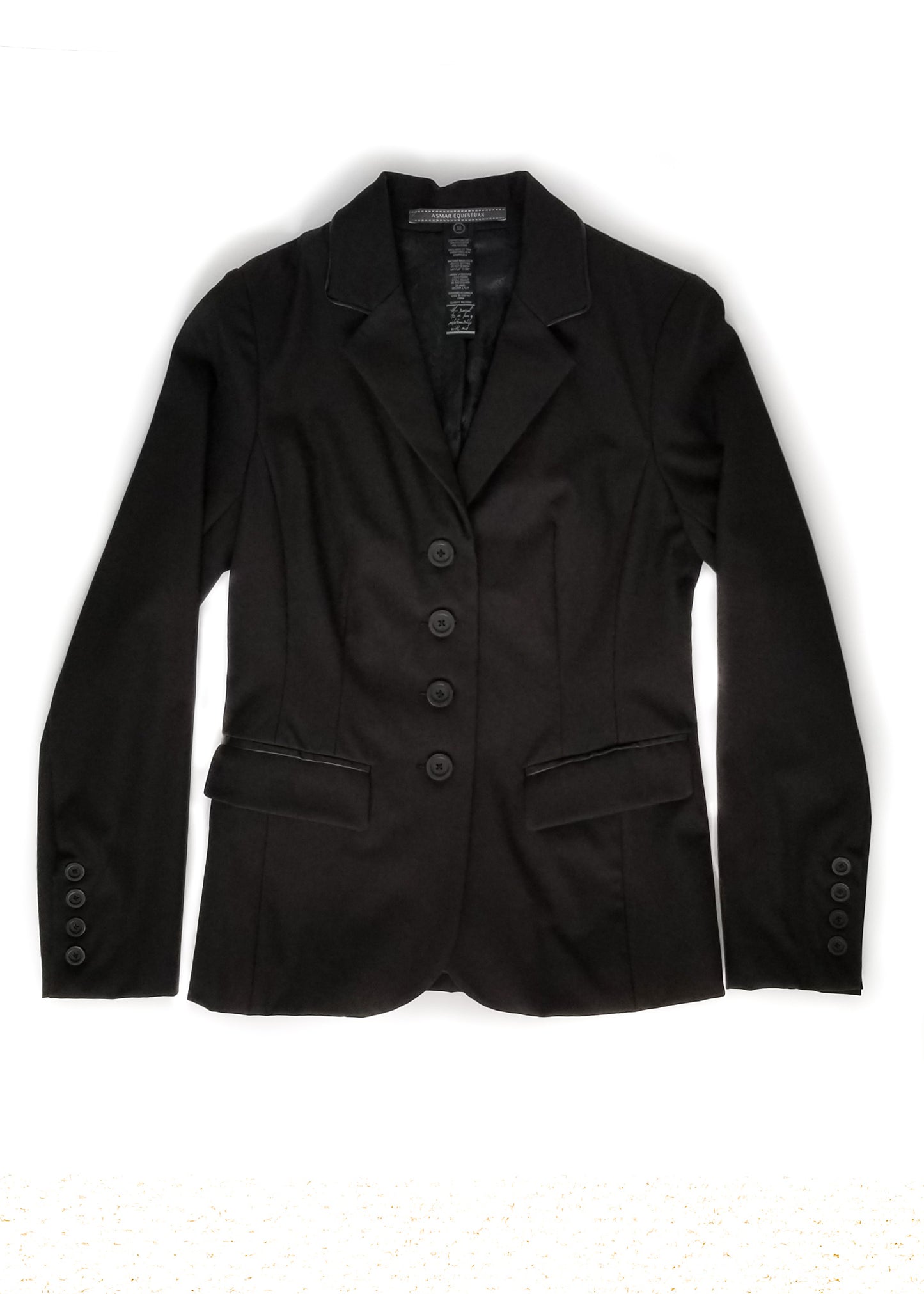 Asmar Equestrian Chantilly Show Jacket - Black - Women's XS