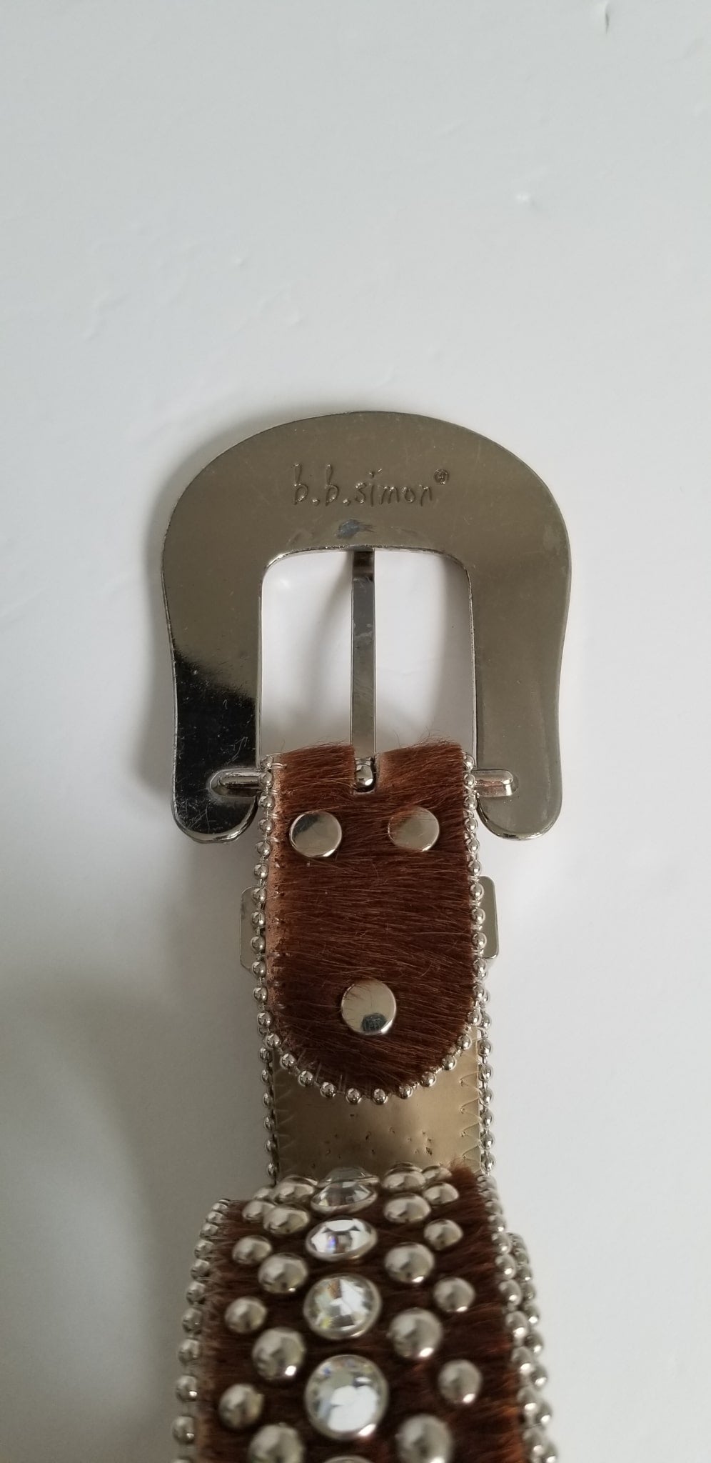 B.B. Simon Adabelle Belt - Brown - Women's Large