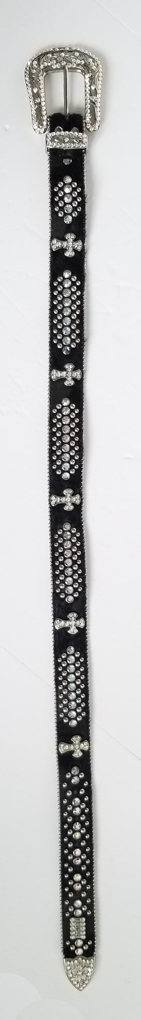 B.B. Simon Adabelle Belt - Black - Women's Large