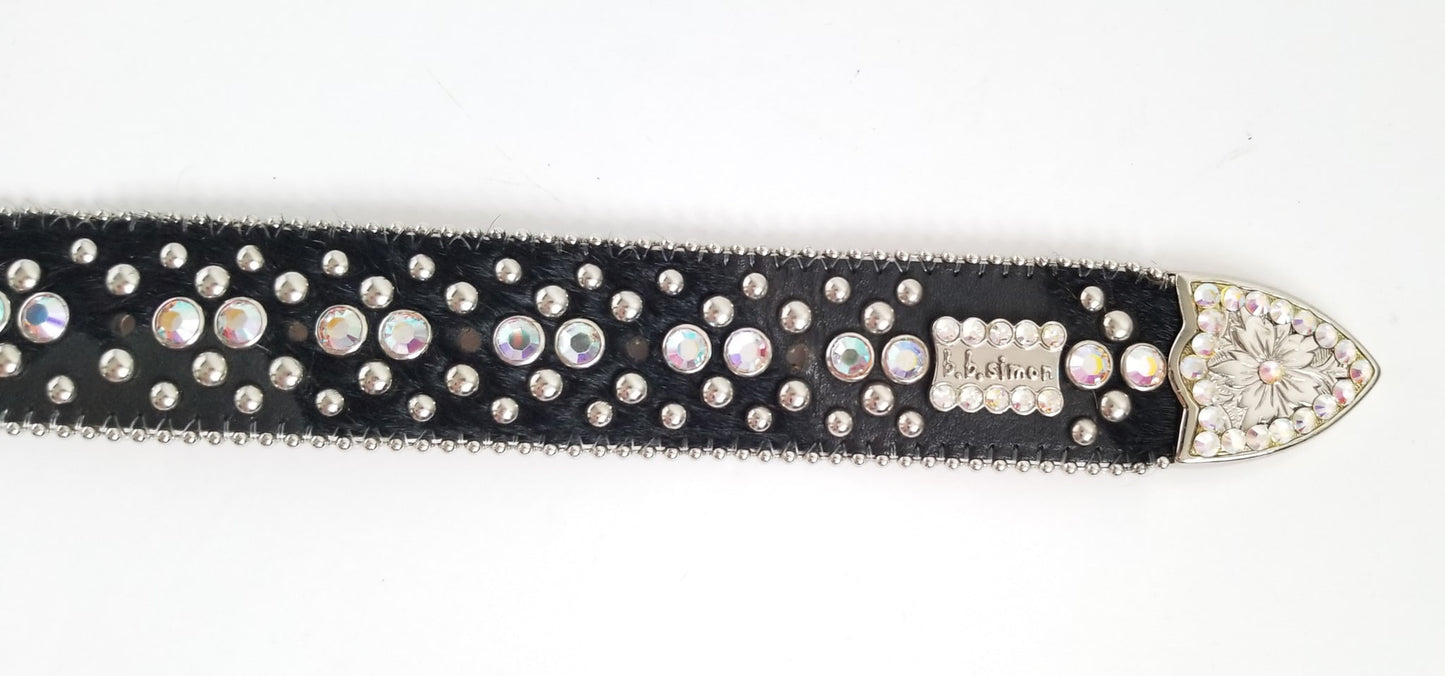B.B. Simon Adabelle Belt - Black - Women's Large