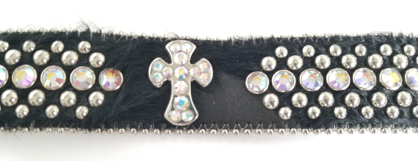 B.B. Simon Adabelle Belt - Black - Women's Large