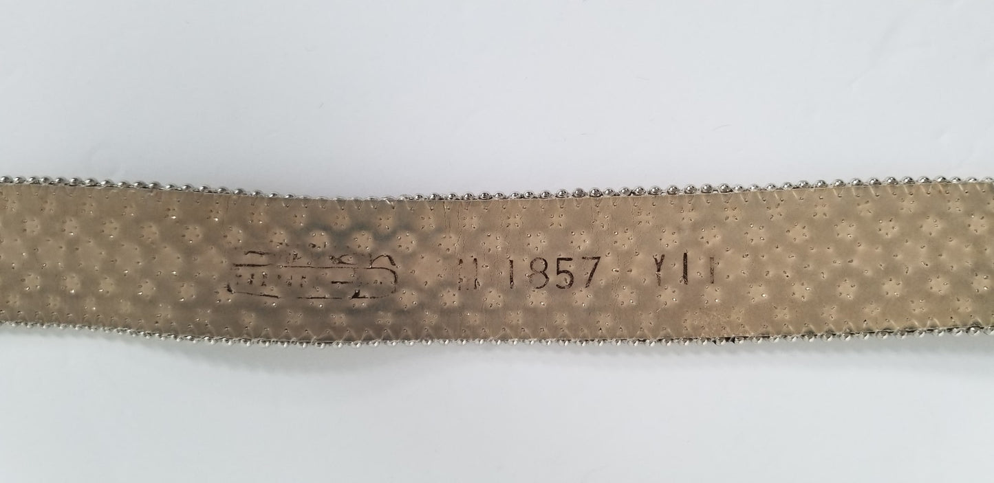 B.B. Simon Adabelle Belt - White - Women's Medium