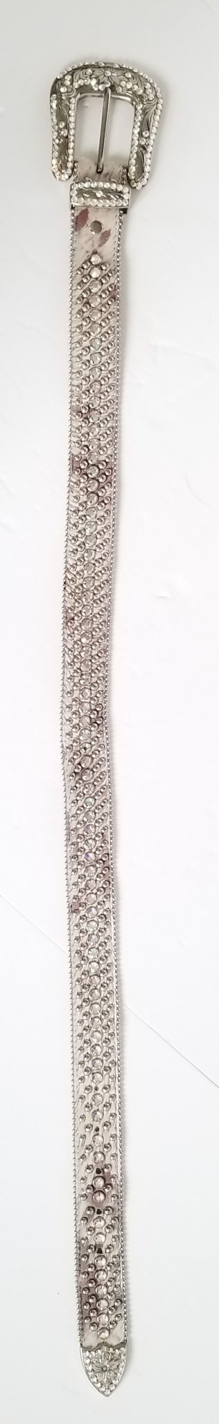 B.B. Simon Adabelle Belt - White - Women's Medium