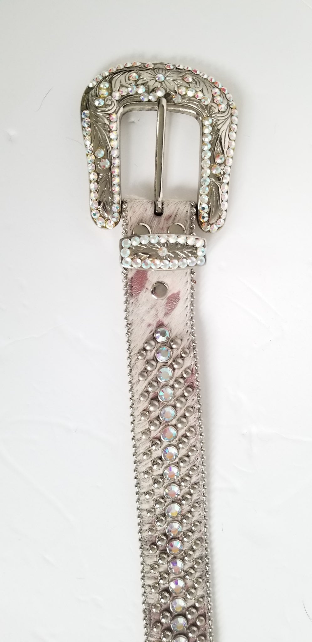 B.B. Simon Adabelle Belt - White - Women's Medium