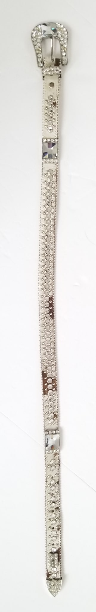 B.B. Simon Belt - White - Women's Medium