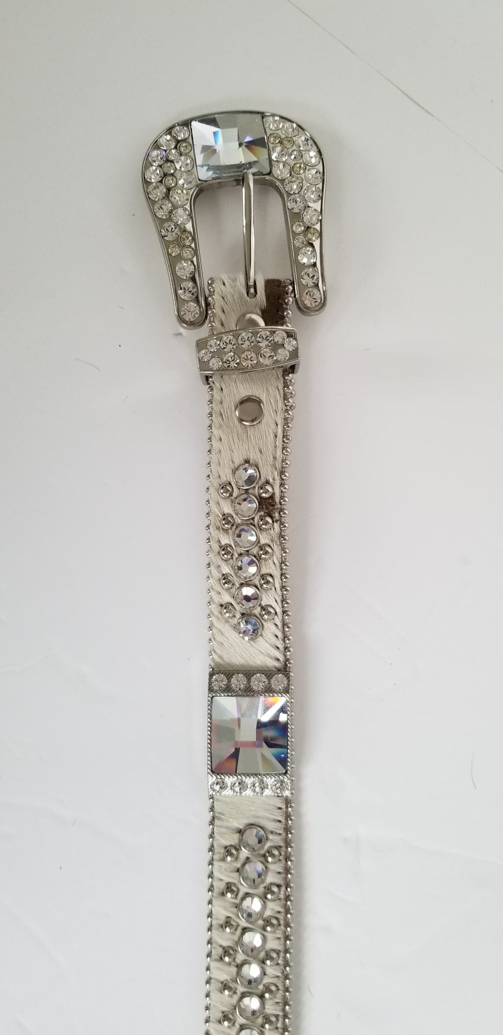 B.B. Simon Belt - White - Women's Medium