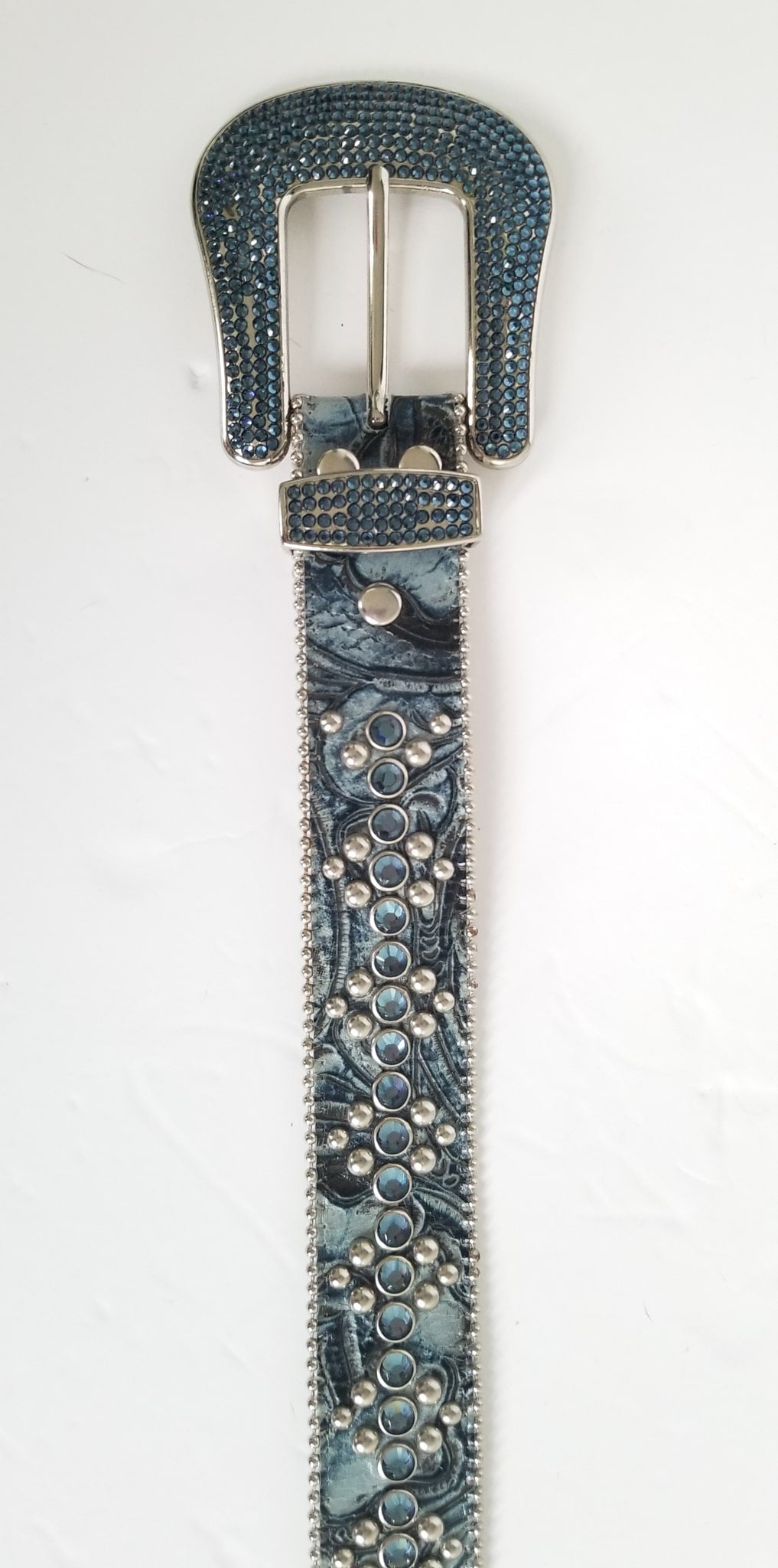 B.B. Simon Belt - Blue - Women's Medium