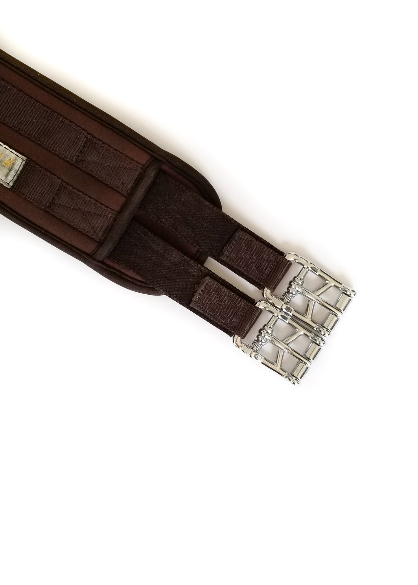 Lettia Memory Foam Click Girth - Brown - 52"/130cm