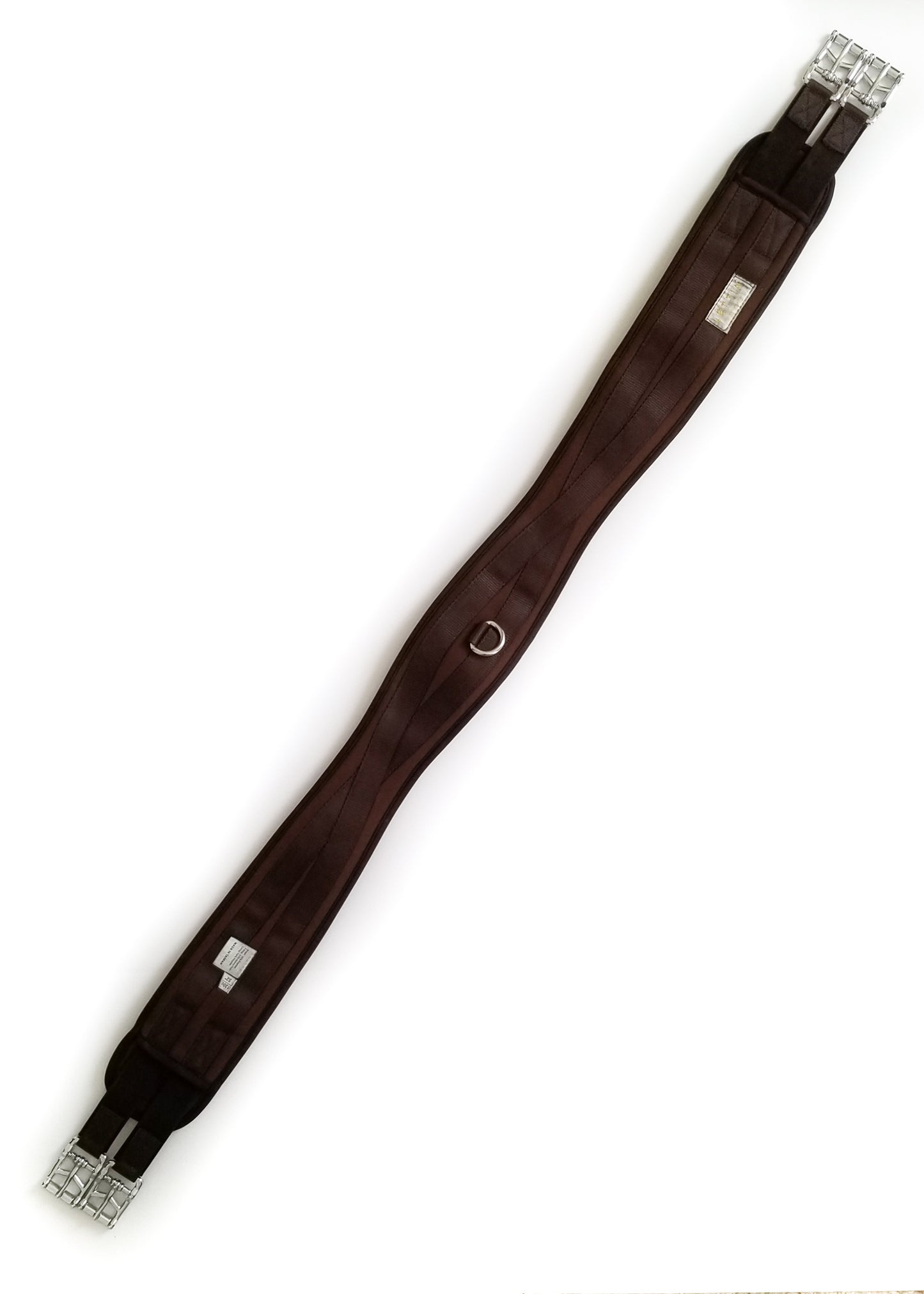 Lettia Memory Foam Click Girth - Brown - 52"/130cm