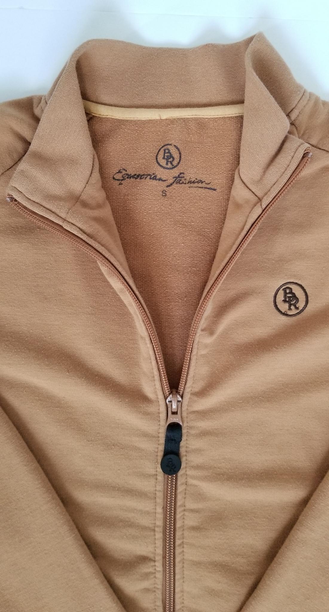 BR Equestrian Fashion Zip Up - Burnt Orange - Small