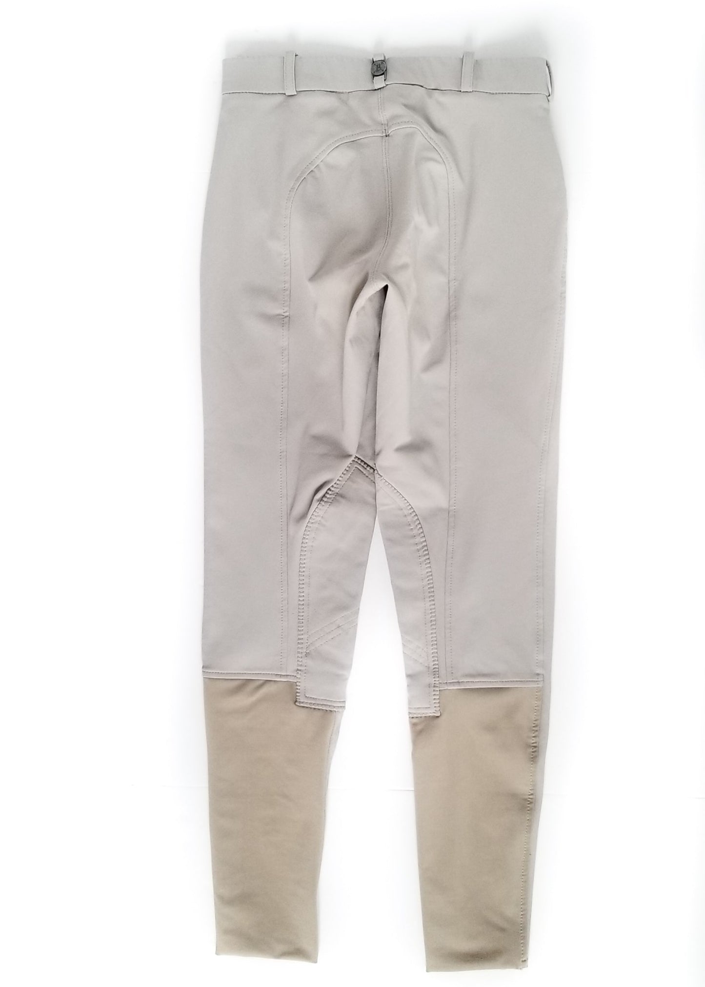 B Vertigo Ladies’ Lauren Silicone Knee-Patch Breech - Grey Tan - Women's 22