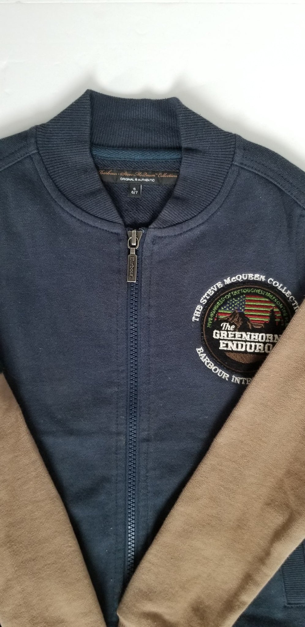 Barbour International Steve McQueen Collection Sweater - Navy - Youth 6-7 Years