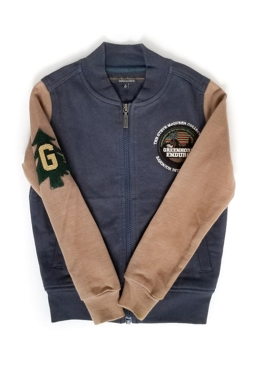 Barbour International Steve McQueen Collection Sweater - Navy - Youth 6-7 Years