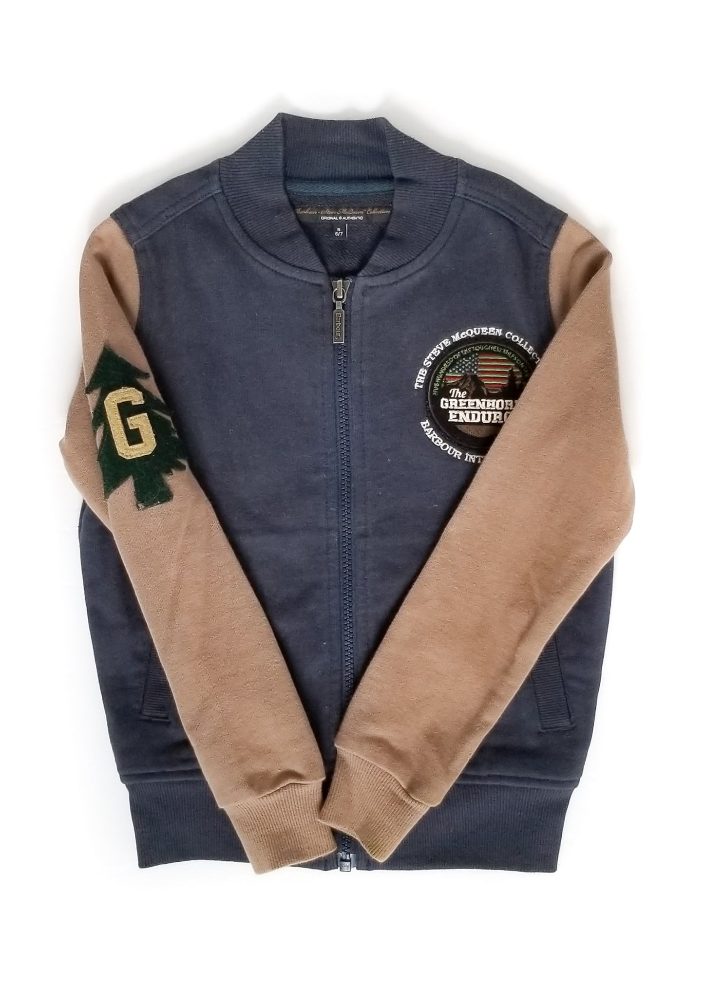 Barbour International Steve McQueen Collection Sweater - Navy - Youth 6-7 Years