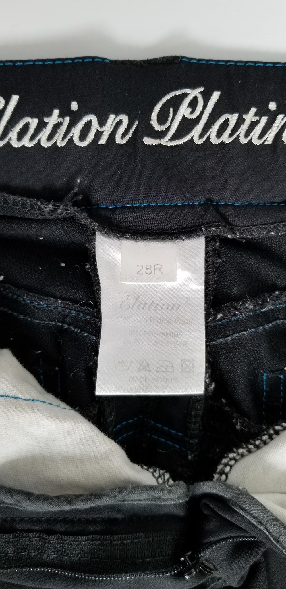 Elation Platinum Brooklyn Breeches - Black/Blue - Women's 28R