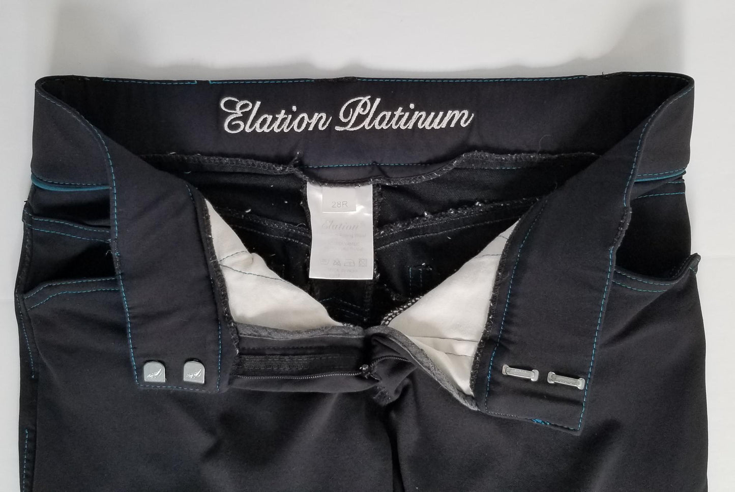 Elation Platinum Brooklyn Breeches - Black/Blue - Women's 28R