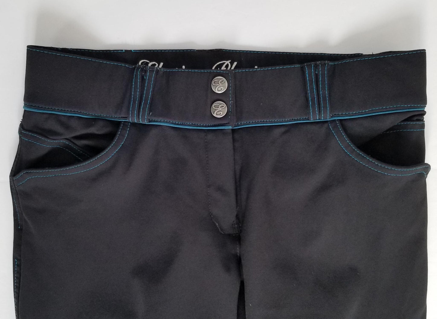 Elation Platinum Brooklyn Breeches - Black/Blue - Women's 28R