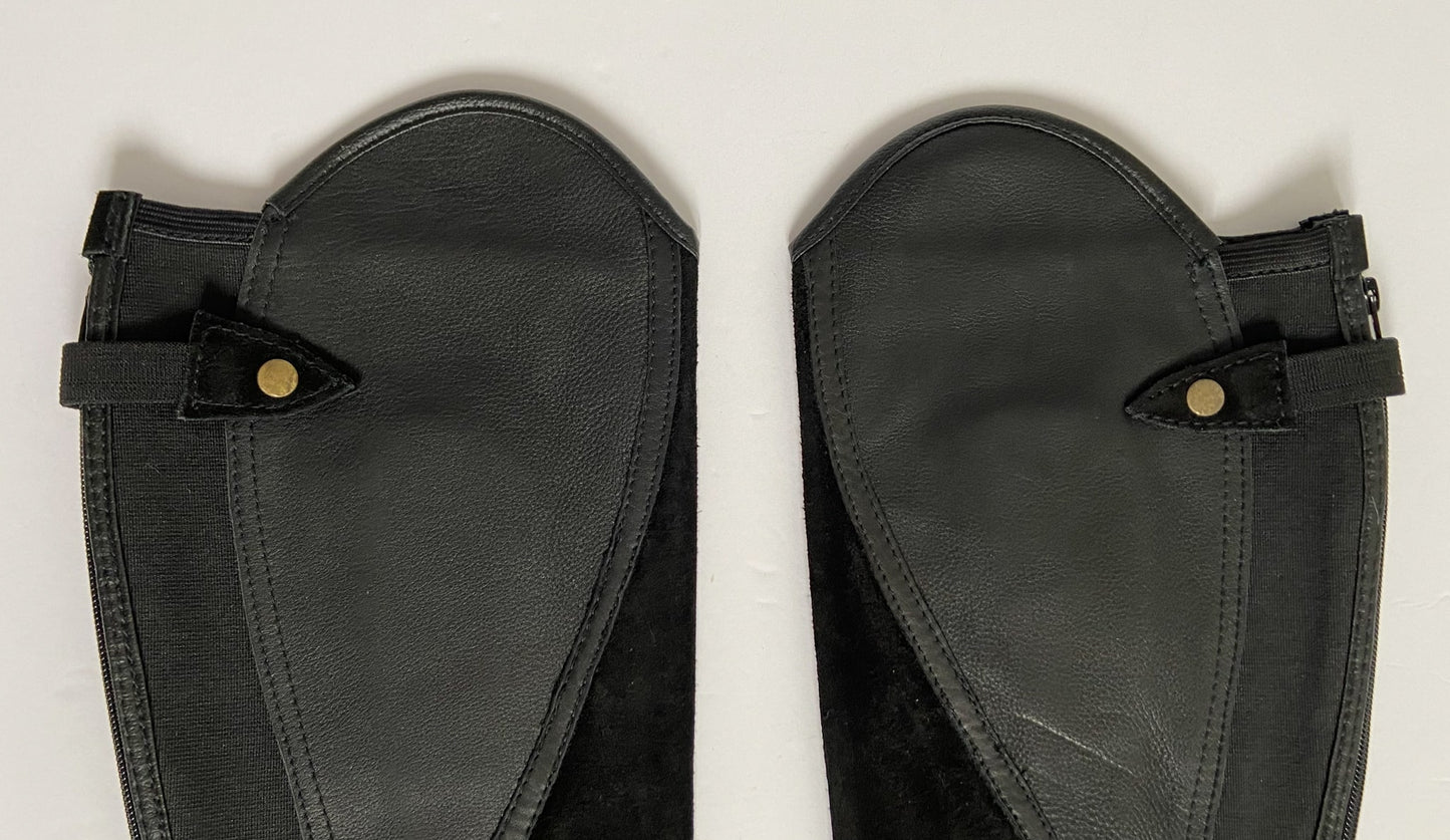 The Comfort Chaps Half Chaps - Black - XLT