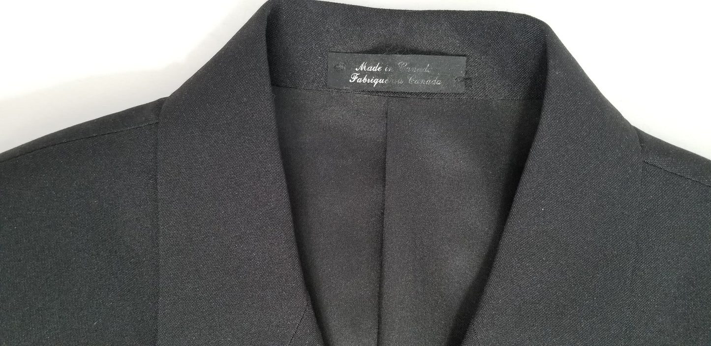 Polyester Show Jacket - Black - Youth 7