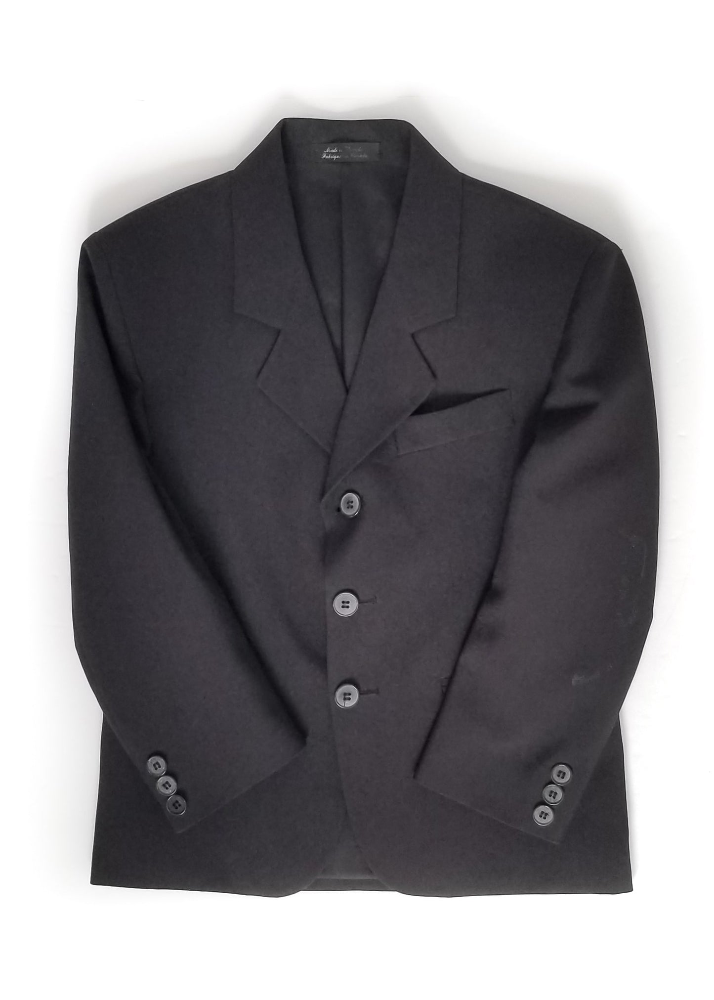 Polyester Show Jacket - Black - Youth 7