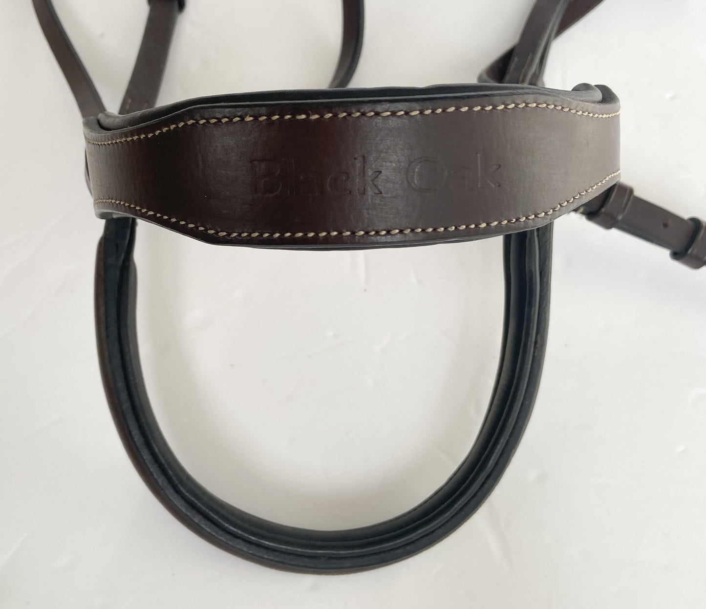 Black Oak Cyprus Hunter Bridle - Dark Brown - Cob