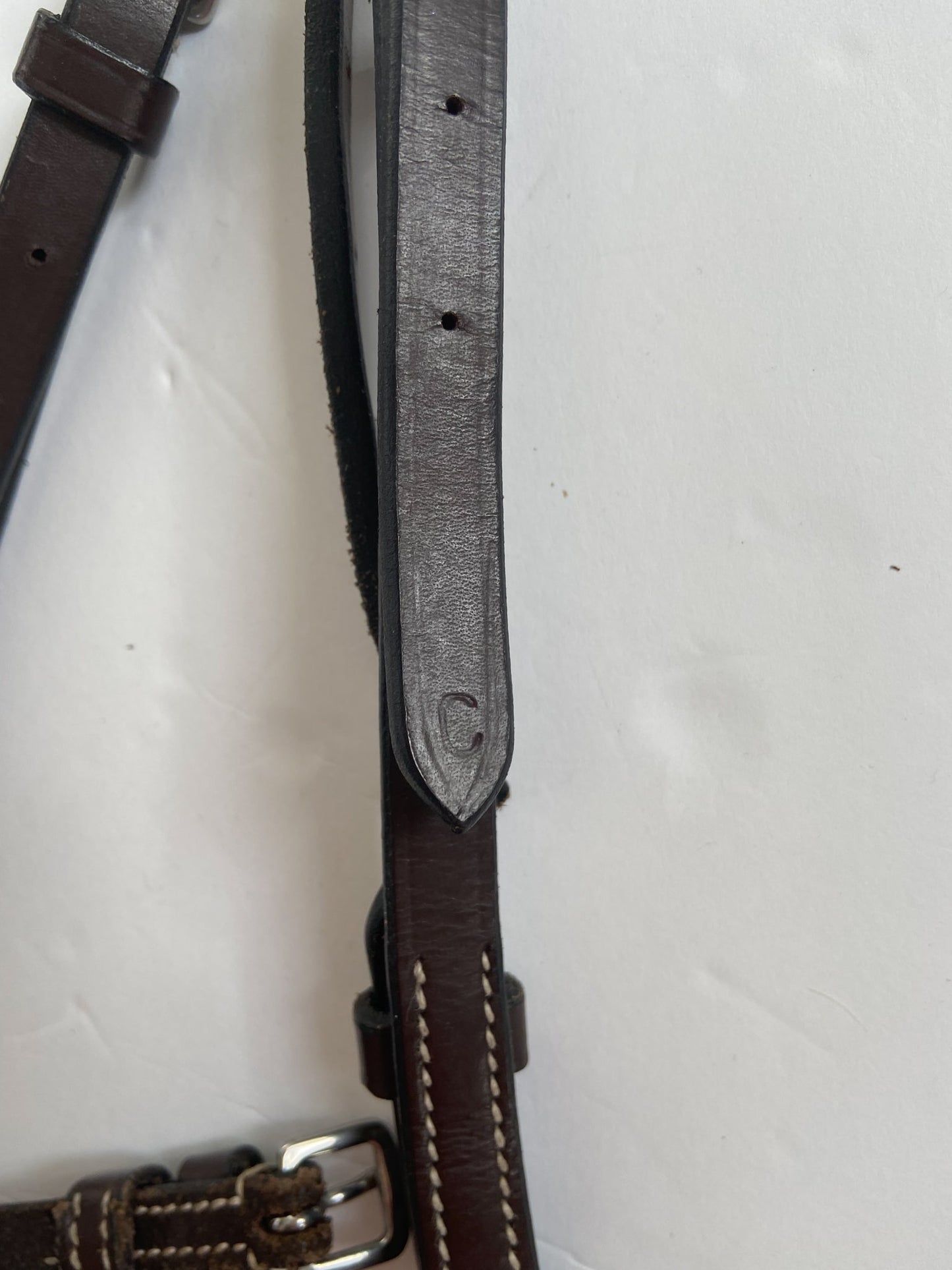 Black Oak Cyprus Hunter Bridle - Dark Brown - Cob