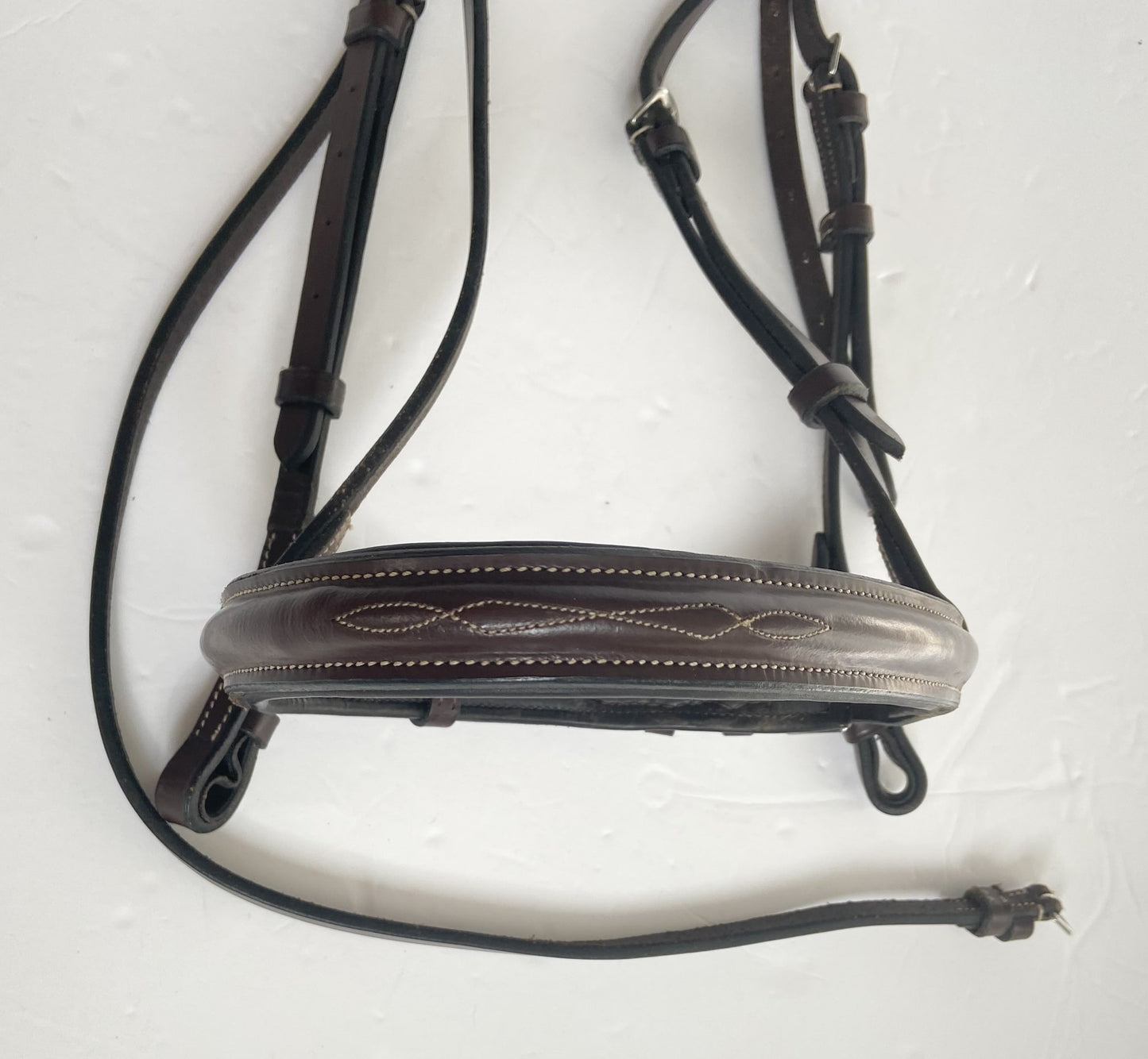 Black Oak Cyprus Hunter Bridle - Dark Brown - Cob
