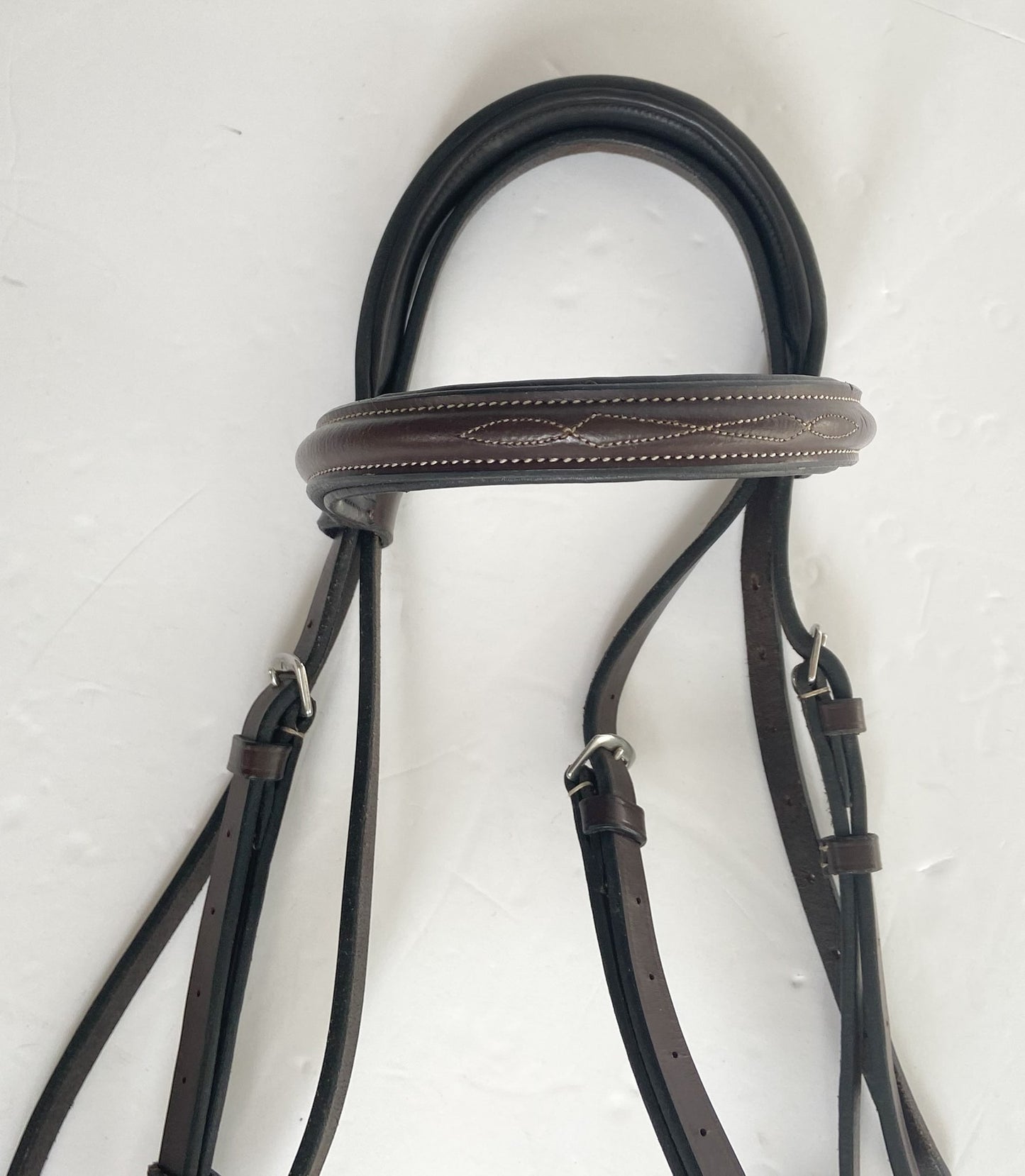 Black Oak Cyprus Hunter Bridle - Dark Brown - Cob