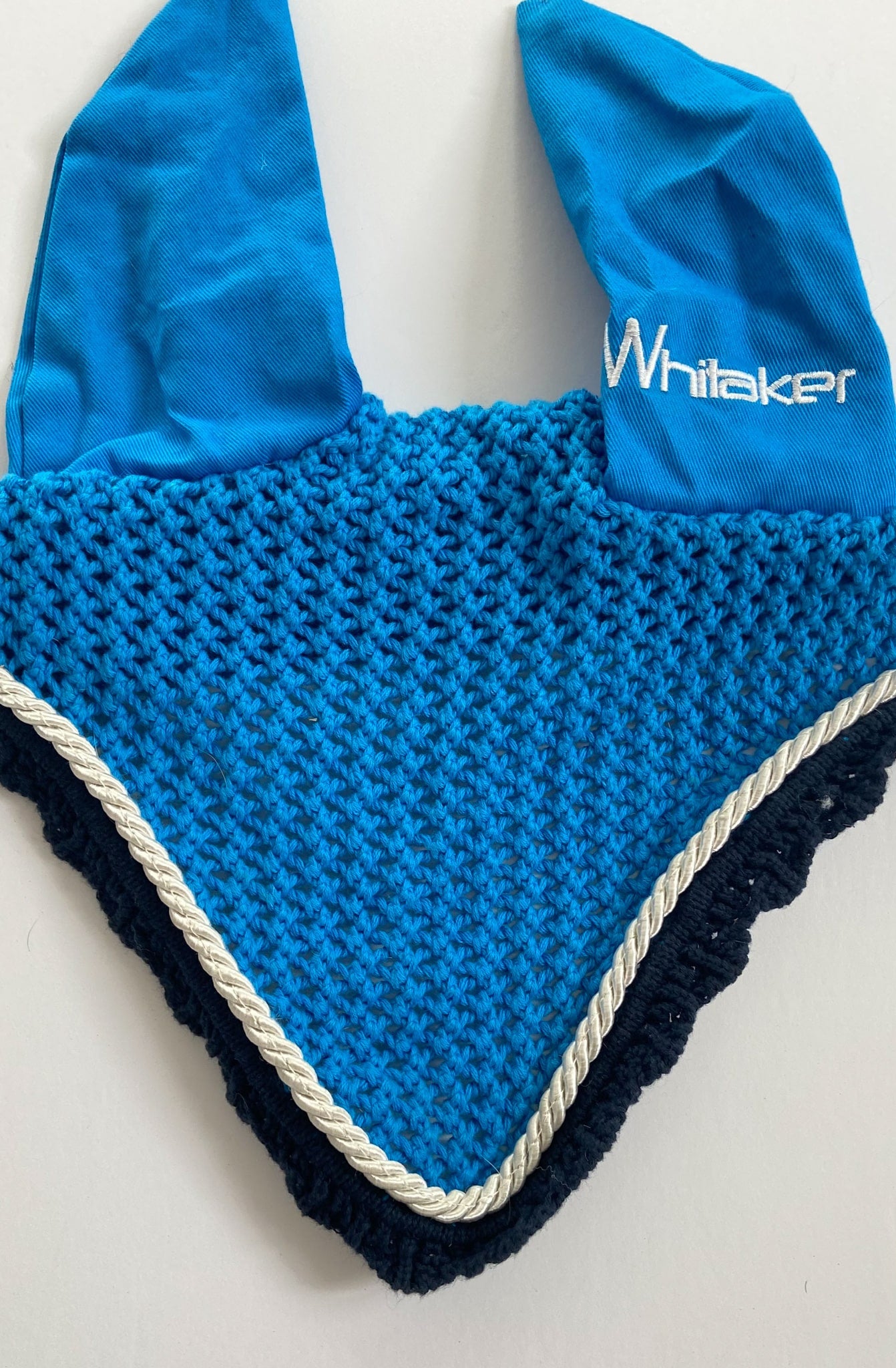 Whitaker Fly Bonnet - Blue - Pony/Cob