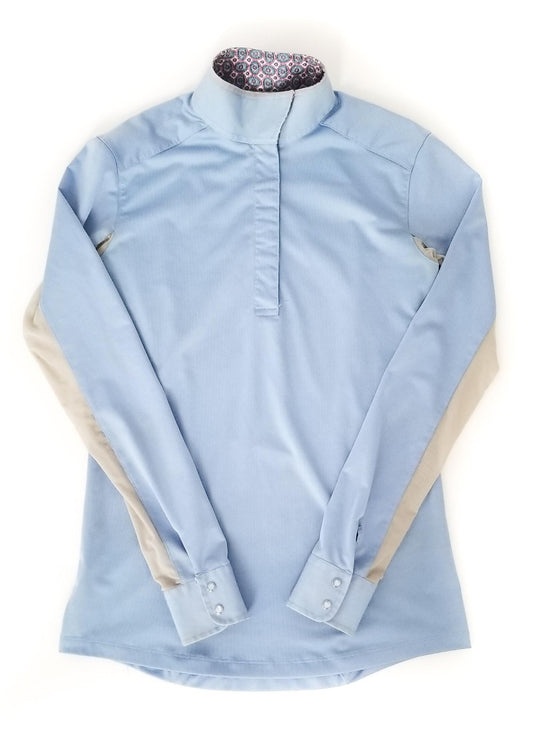 Essex Classics Talent Yarn Show Shirt - Blue - Women's Small