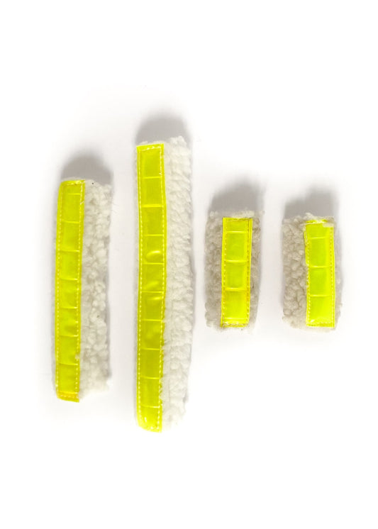 Reflective Bridle Fuzzies - White
