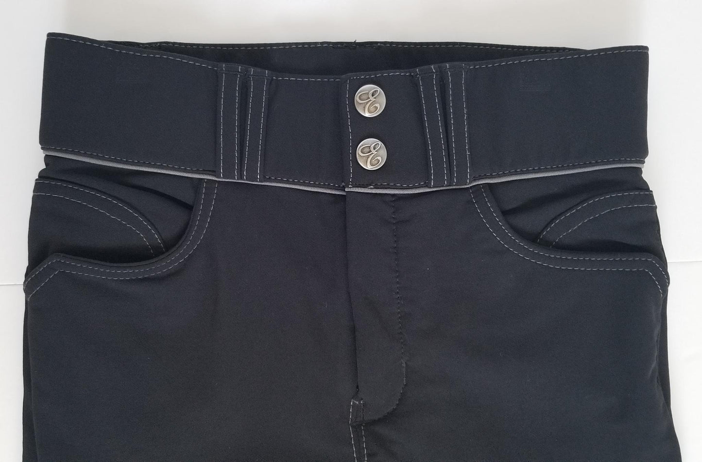 Elation Platinum Brooklyn Breeches - Black - Youth 12