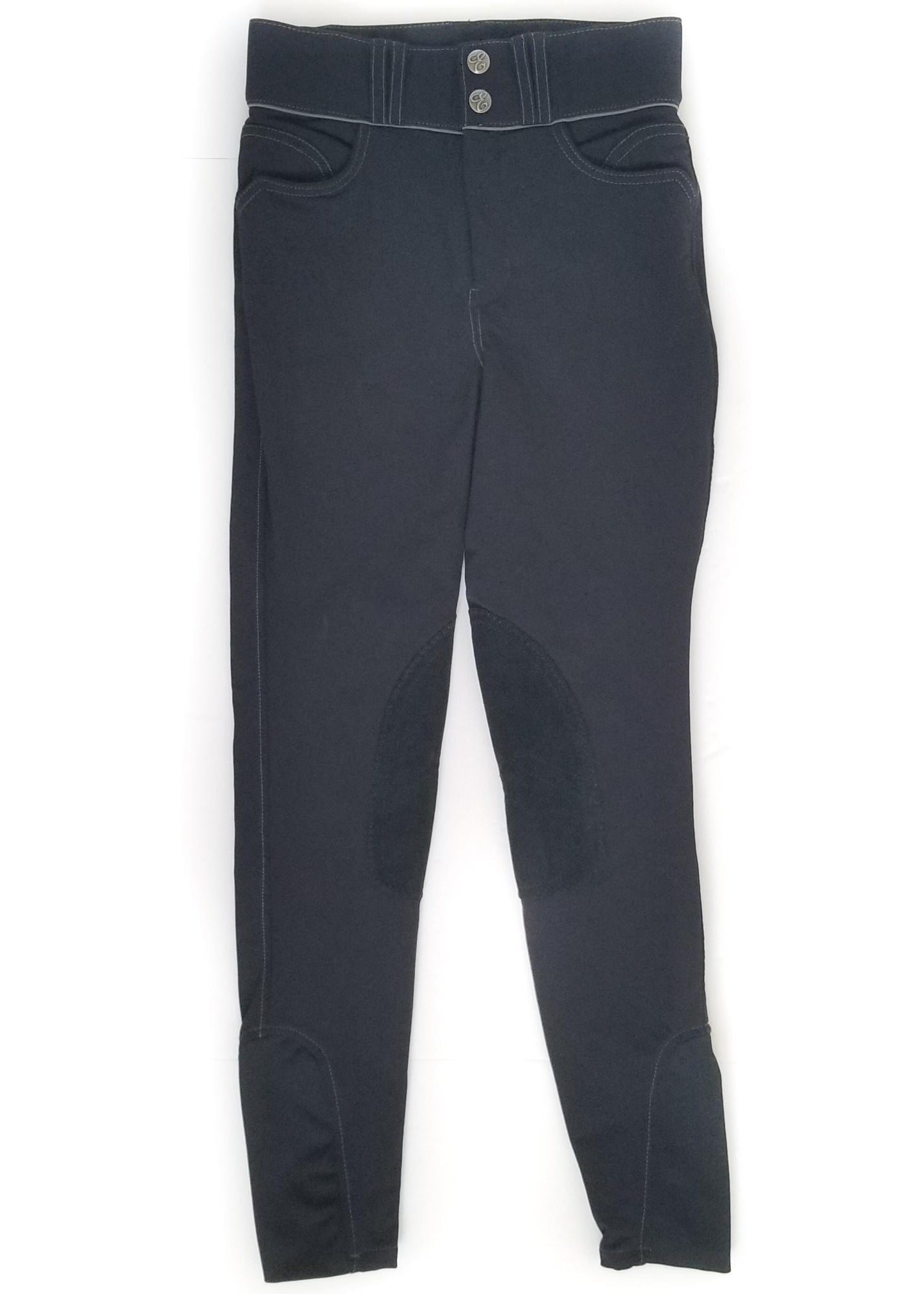 Elation Platinum Brooklyn Breeches - Black - Youth 12