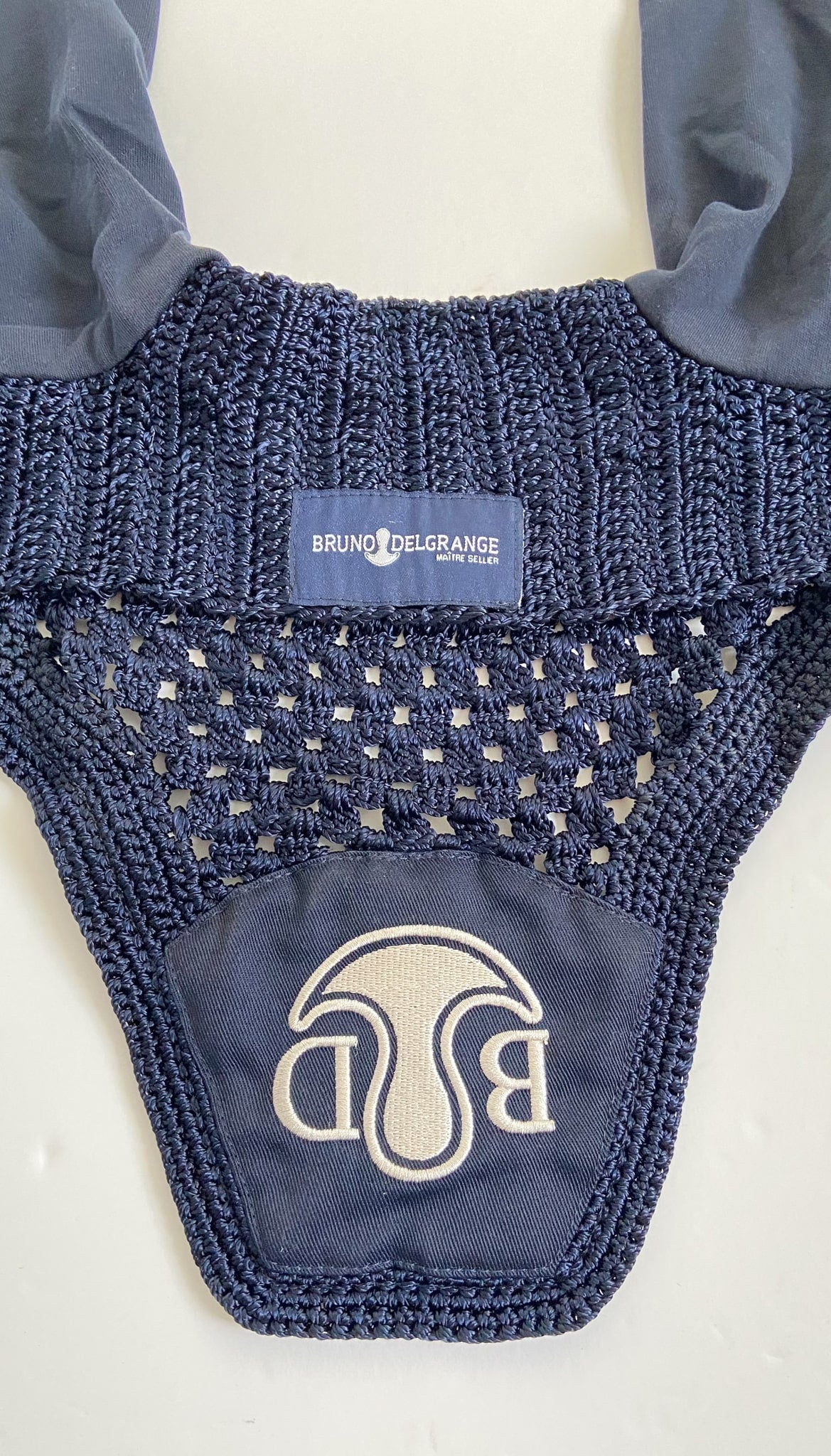 Bruno Delgrange Bonnet - Navy - Full