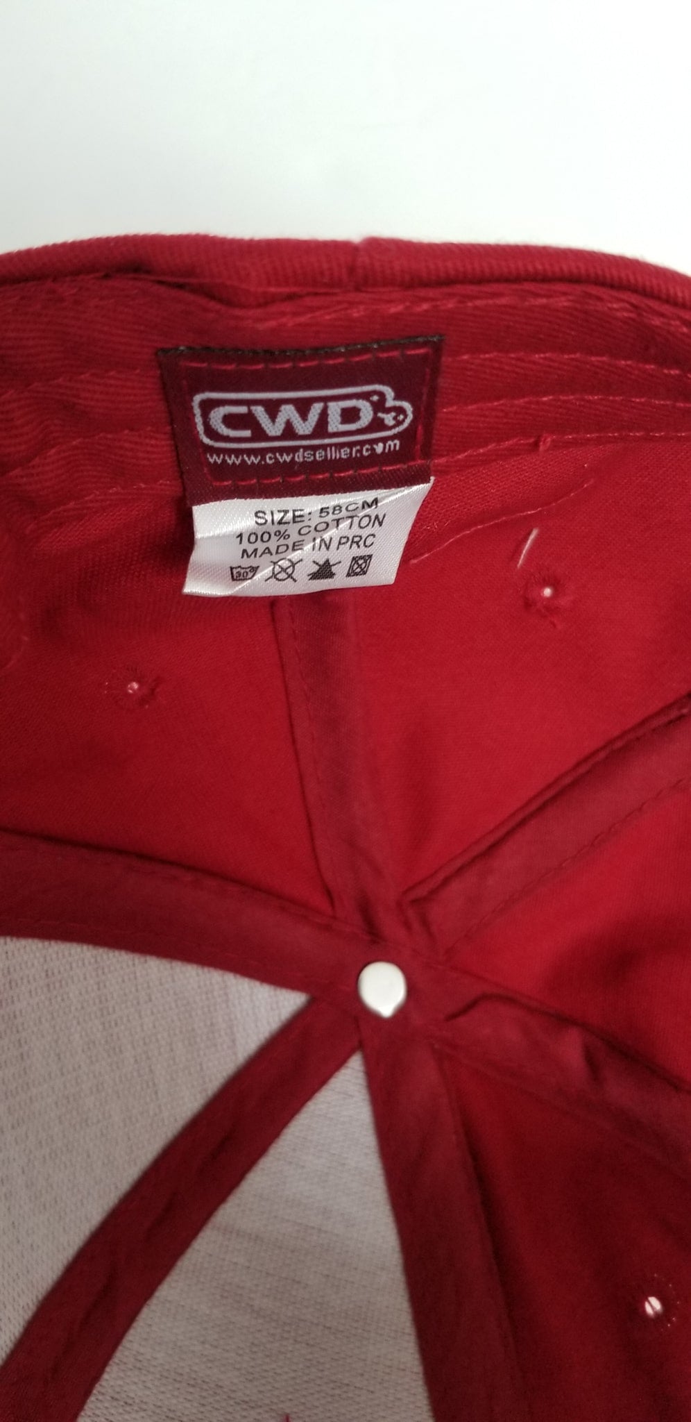 CWD Cap - Red - 58cm