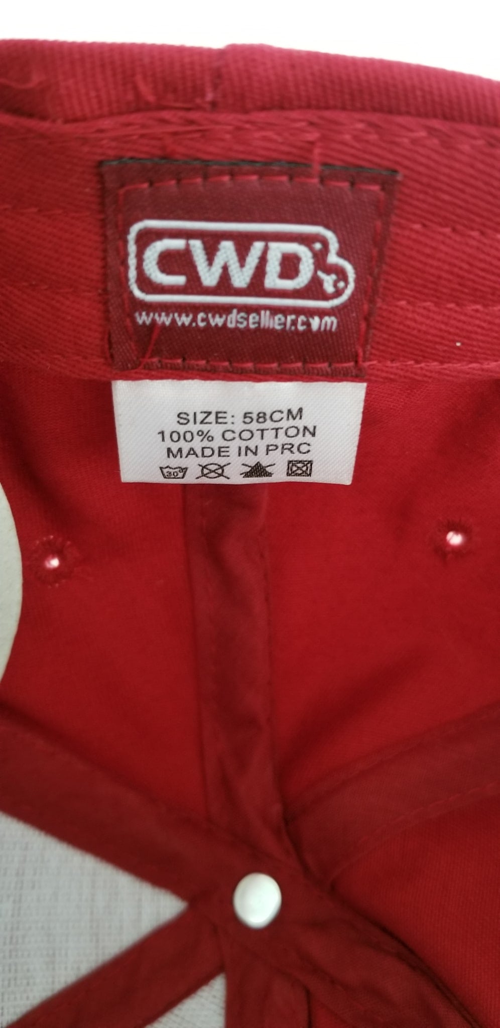 CWD Cap - Red - 58cm