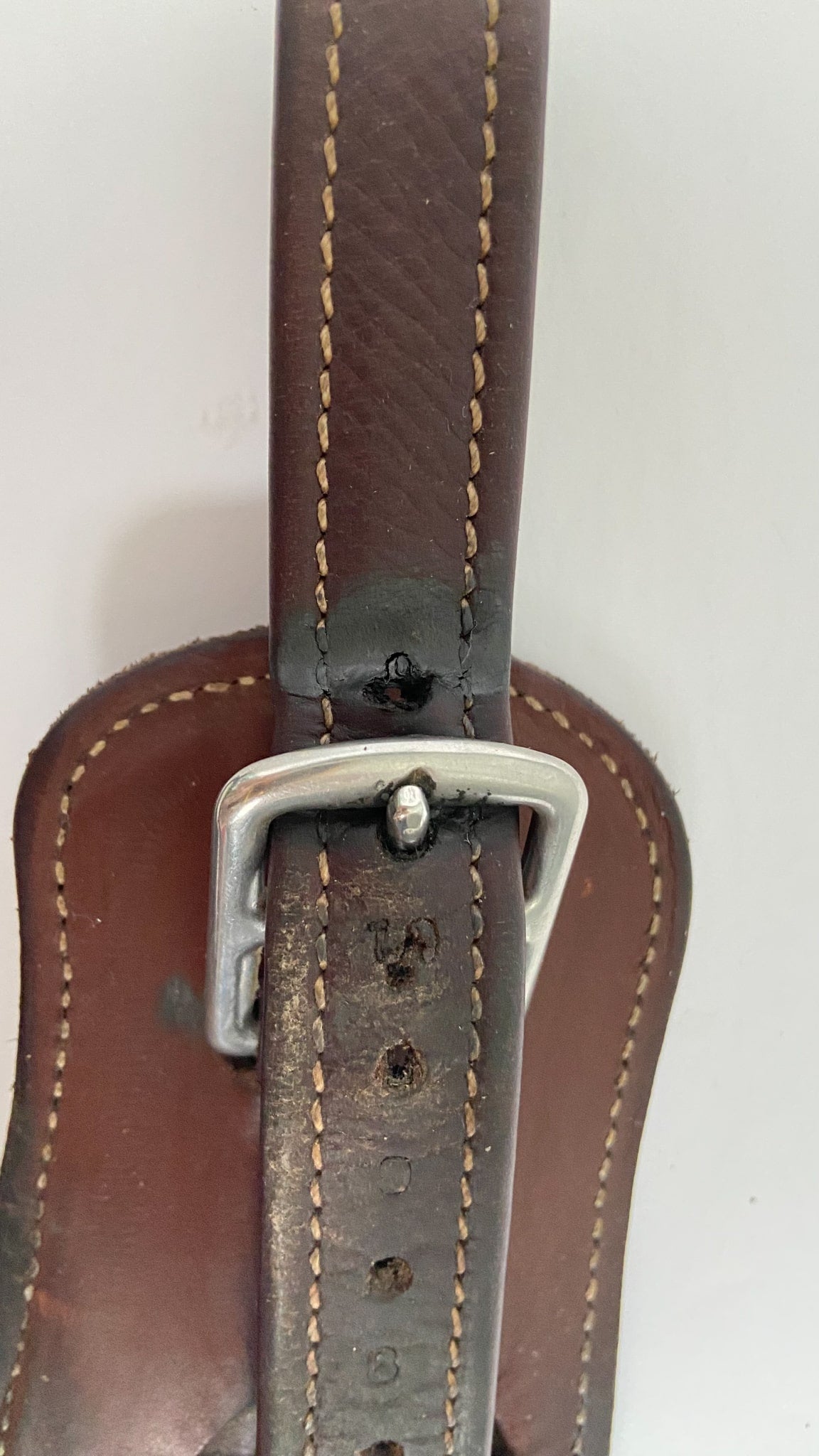 CWD So Jump Stirrup Leathers - Dark Brown - Large