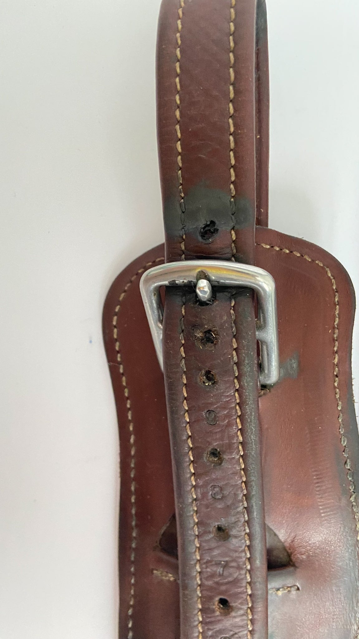 CWD So Jump Stirrup Leathers - Dark Brown - Large
